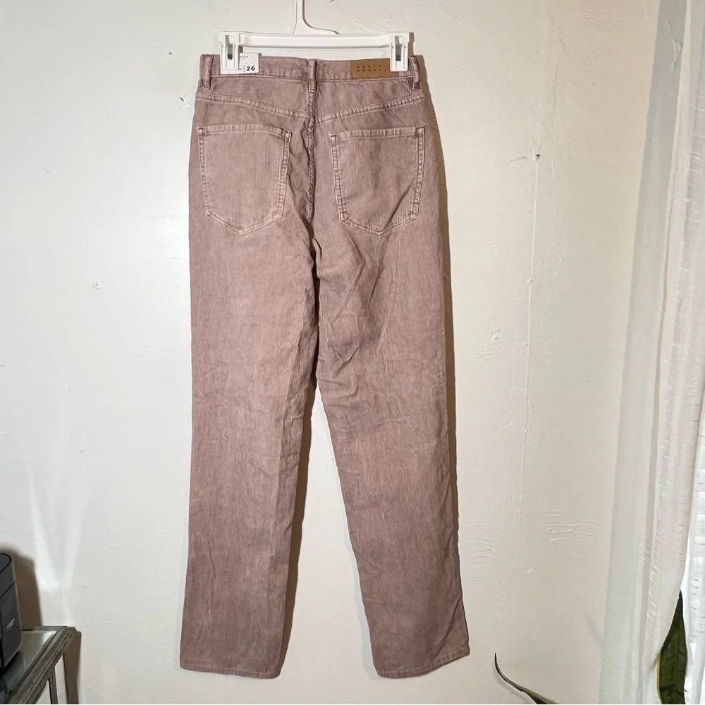 PACSUN Pink Corduroy Dad Ankle Pants Size 26